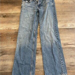 Zara Blue Flare & Wide Leg Jeans